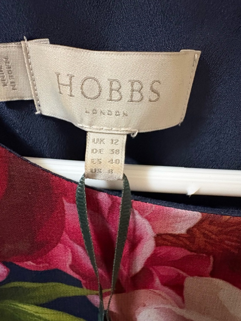 Hobbs London Carly Dress in Peony Pink Floral | Size US 8 / UK 12 – NWT - Picture 4 of 9